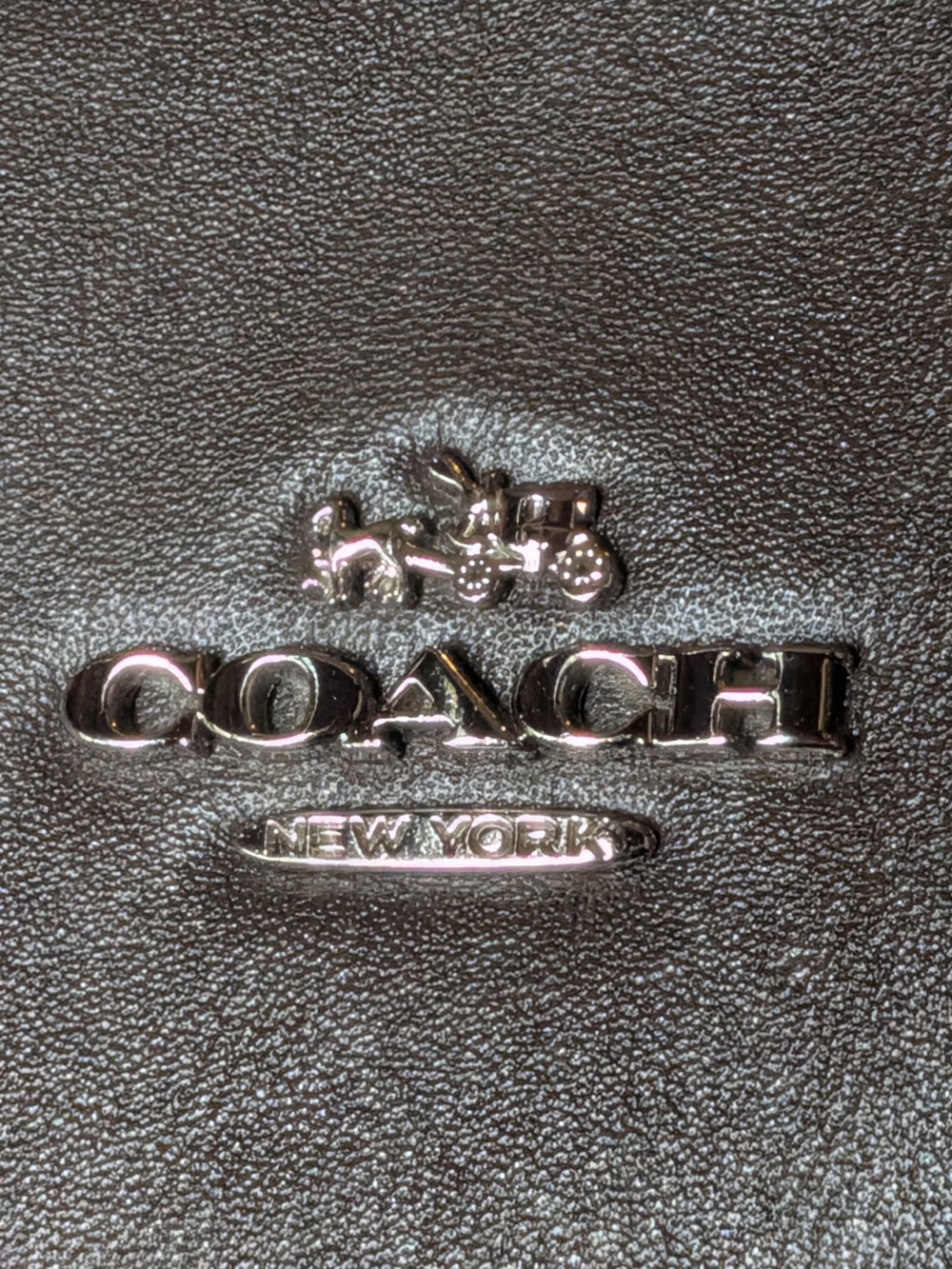 Coach Dark Brown Leather Satchel with Top Handles - Picture 2 of 15